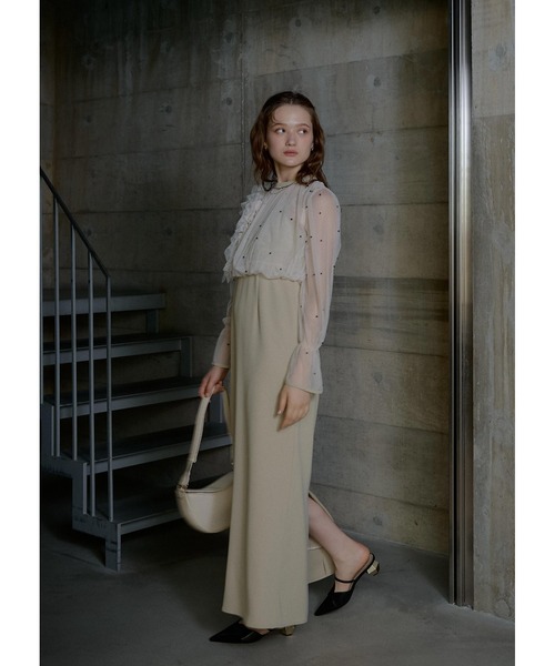 新作✨リルアー オケージョンドレス Pearl blouse set dress LE'RURE ドレス Pearl blouse set dress : ZOZOTOWN Yahoo!店 - 通販