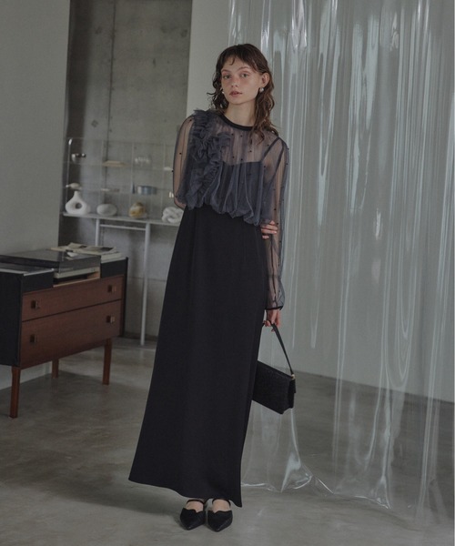 LE'RURE ドレス Pearl blouse set dress : ZOZOTOWN Yahoo!店 - 通販