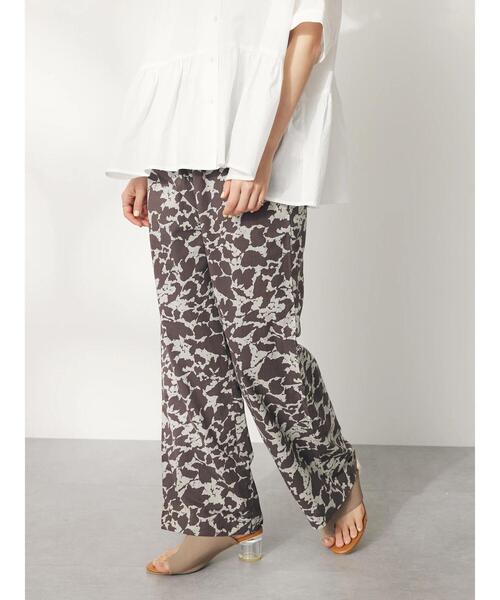 「CRAFT STANDARD BOUTIQUE」 イージーパンツ M ブラウン レディース_画像5