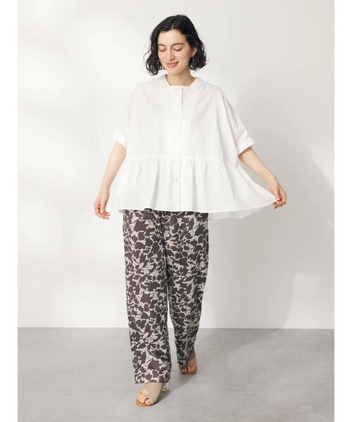 「CRAFT STANDARD BOUTIQUE」 イージーパンツ M ブラウン レディース_画像9