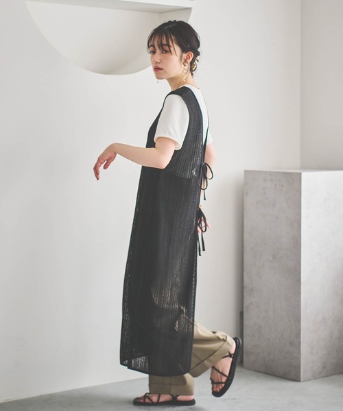 「mil」 カーディガン X-SMALL キャメル レディース_画像5