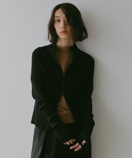 「ETRE TOKYO」 ニットカーディガン FREE グレー レディース_画像3