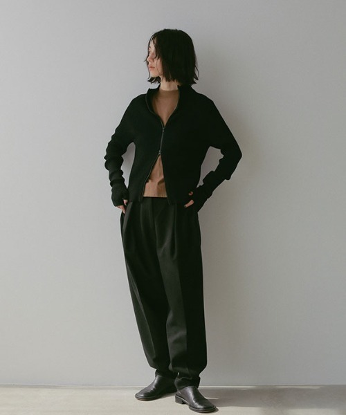 「ETRE TOKYO」 ニットカーディガン FREE グレー レディース_画像4