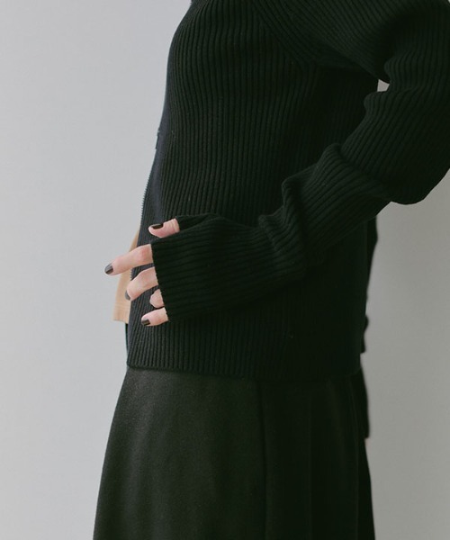 「ETRE TOKYO」 ニットカーディガン FREE グレー レディース_画像7