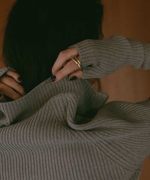 「ETRE TOKYO」 ニットカーディガン FREE グレー レディース_画像8