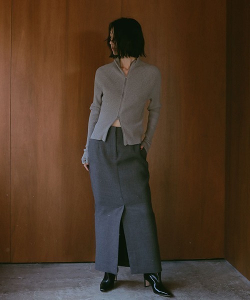 「ETRE TOKYO」 ニットカーディガン FREE グレー レディース_画像9