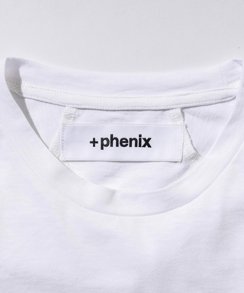 「+phenix」 半袖Tシャツ S ブラック メンズ_画像10