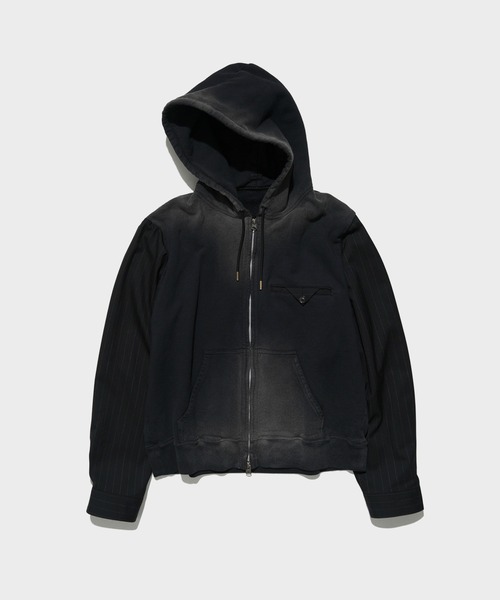 パーカー 「KHOKI / コッキ」Combination Zip Hoodie メンズの画像