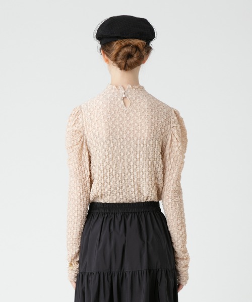 「LOULOU WILLOUGHBY」 長袖カットソー 2 ピンクベージュ レディース_画像4