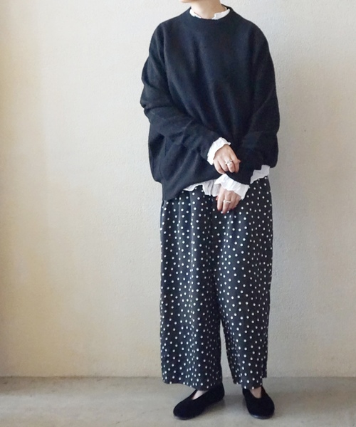 「JOURNAL STANDARD LUXE」 長袖ニット FREE オレンジ レディース_画像2