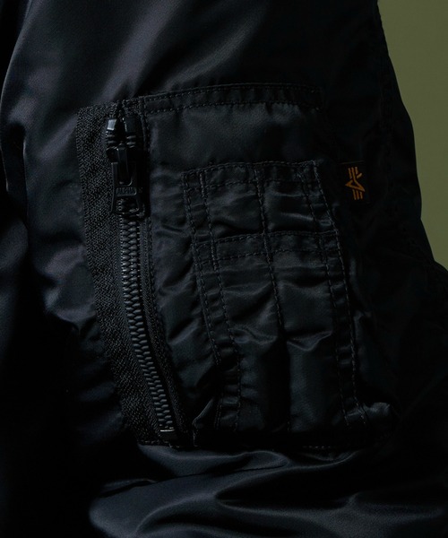 「ALPHA_」 ブルゾン SMALL グレー メンズの画像