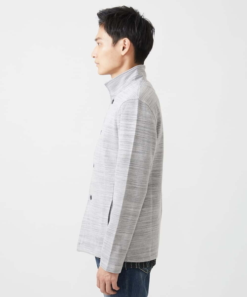 「MK MICHEL KLEIN HOMME 」 カーディガン 46 チャコールグレー メンズ_画像2