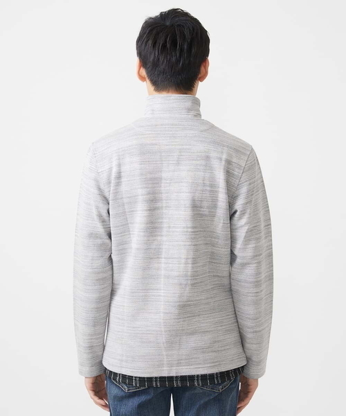 「MK MICHEL KLEIN HOMME 」 カーディガン 46 チャコールグレー メンズ_画像3