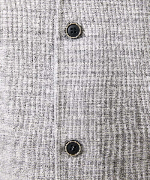 「MK MICHEL KLEIN HOMME 」 カーディガン 46 チャコールグレー メンズ_画像7