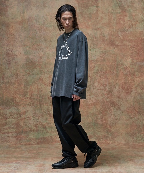 「MSML」 長袖Tシャツ L ブラック メンズ_画像2