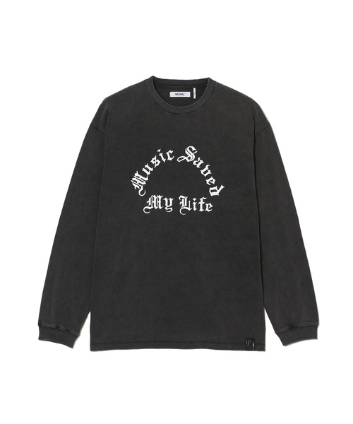 「MSML」 長袖Tシャツ L ブラック メンズ_画像3