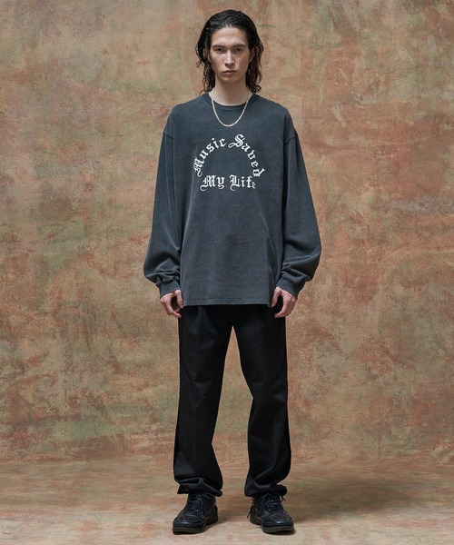 「MSML」 長袖Tシャツ L ブラック メンズ_画像6