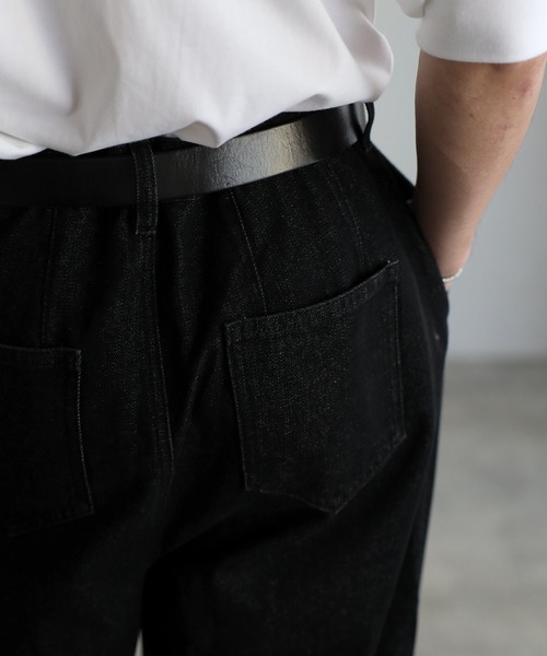 「CREARE -LINO-」 デニムパンツ S ブラック メンズ_画像3