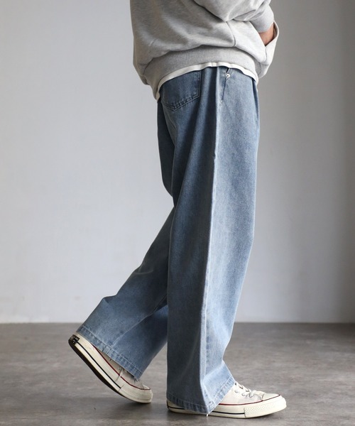 「CREARE -LINO-」 デニムパンツ S ブラック メンズ_画像8