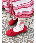 ロング スカート ギンガムフリル使いローンスカートの詳細画像4
