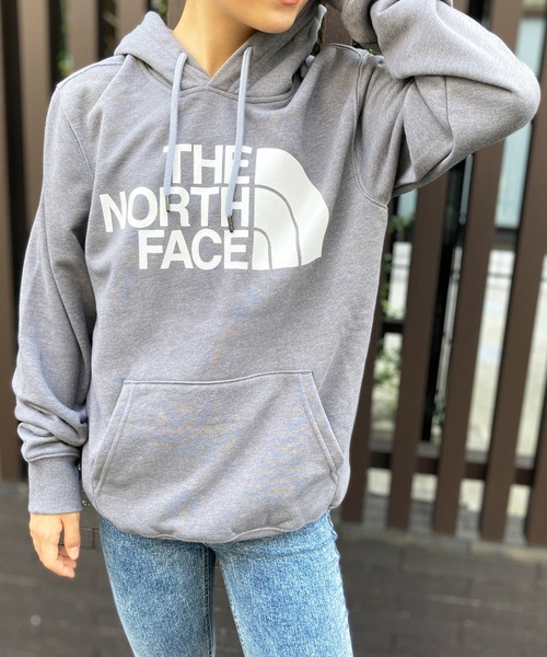 「THE NORTH FACE」 プルオーバーパーカー L ベージュ レディースの画像