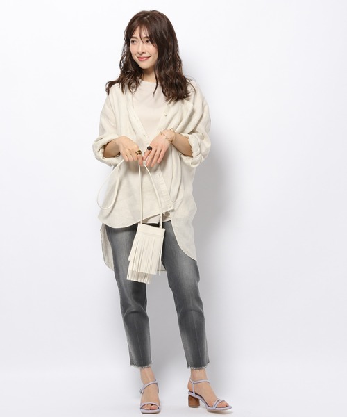 「Healthy denim」 デニムパンツ 24 グレー レディース_画像2