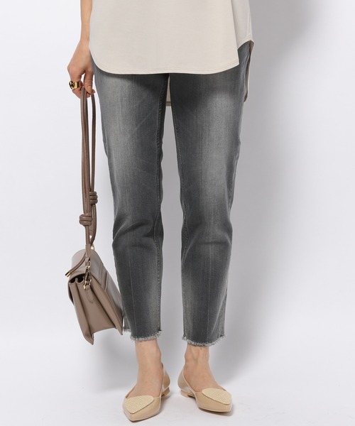 「Healthy denim」 デニムパンツ 24 グレー レディース_画像3