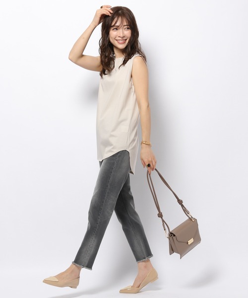 「Healthy denim」 デニムパンツ 24 グレー レディース_画像4