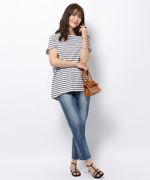 「Healthy denim」 デニムパンツ 24 グレー レディース_画像6