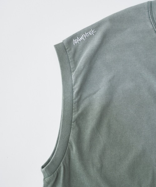 tシャツ 「ADAMPATEK/アダムパテック」gallagher sleeveless エイジングノースリーブTEE メンズ_10