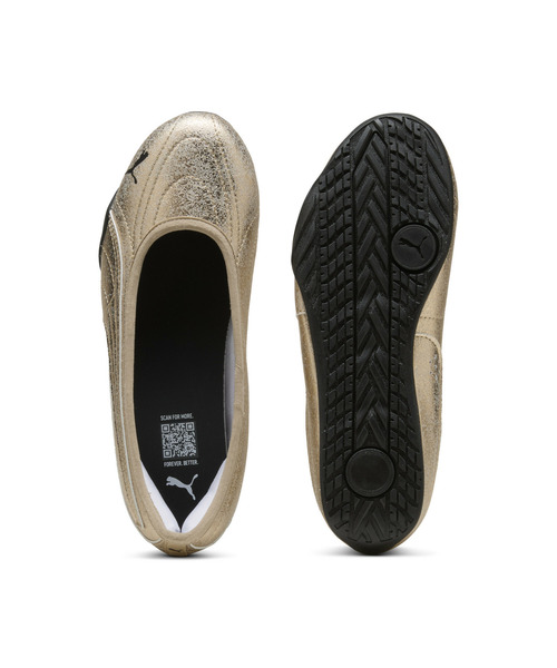 バレエシューズ パンプス PUMA プーマ ウィメンズ プーマ キャッチ ソレイユ バレリーナ メタリックの画像