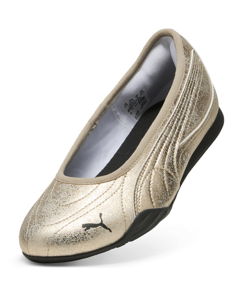 バレエシューズ パンプス PUMA プーマ ウィメンズ プーマ キャッチ ソレイユ バレリーナ メタリックの画像
