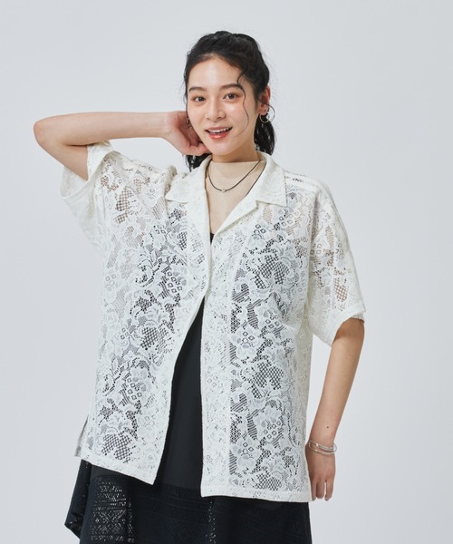 ブラウス シャツ 「adidas×アルペン限定モデル」アディダス adidas W LACE SS SHIRTS AP レディースの画像