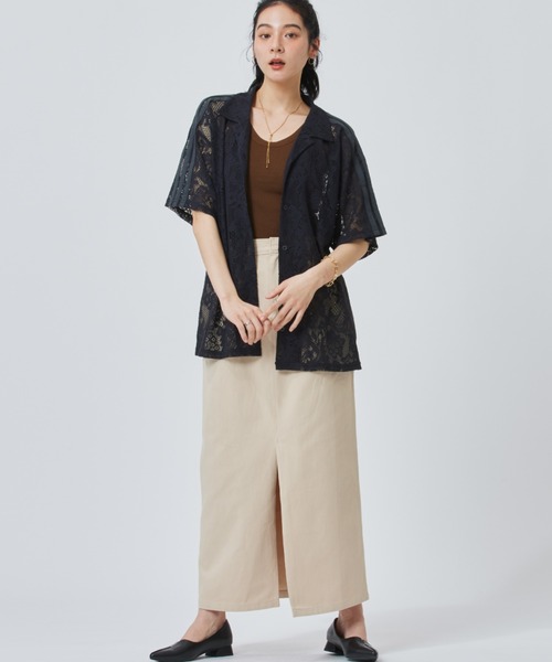 ブラウス シャツ 「adidas×アルペン限定モデル」アディダス adidas W LACE SS SHIRTS AP レディースの画像