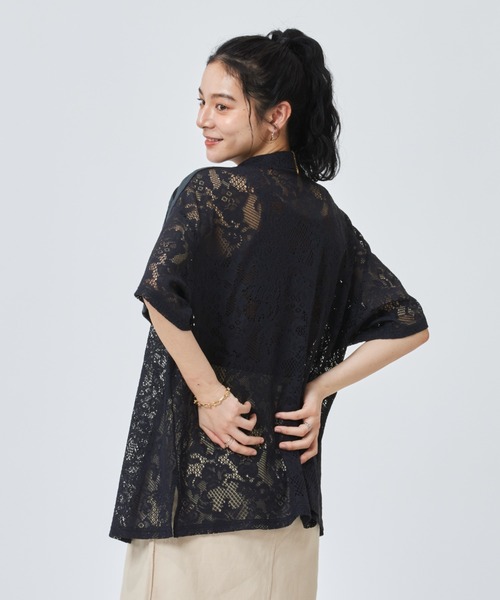 ブラウス シャツ 「adidas×アルペン限定モデル」アディダス adidas W LACE SS SHIRTS AP レディースの画像