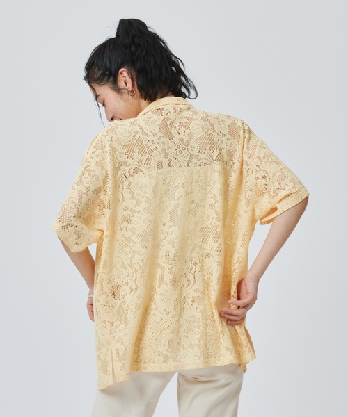 ブラウス シャツ 「adidas×アルペン限定モデル」アディダス adidas W LACE SS SHIRTS AP レディースの画像