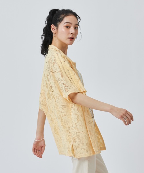ブラウス シャツ 「adidas×アルペン限定モデル」アディダス adidas W LACE SS SHIRTS AP レディースの画像
