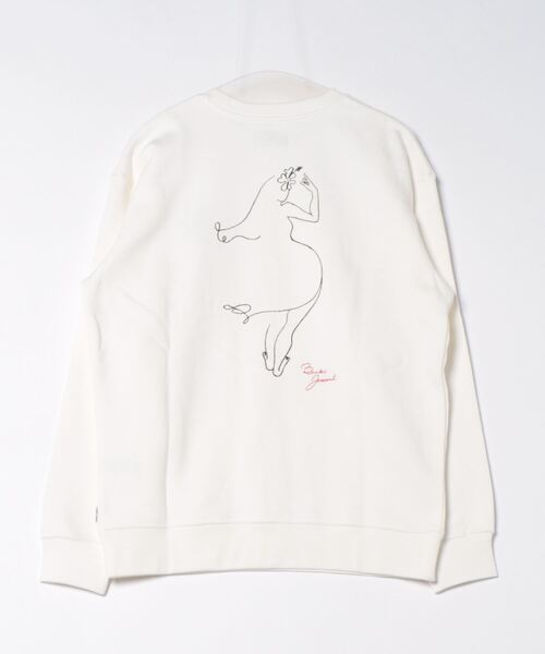 「BANKS」 「BANKS JOURNAL」スウェットカットソー LARGE オフホワイト メンズ_画像2