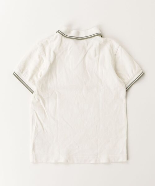 「FRED PERRY」 「KIDS」半袖ポロシャツ 4-5 ライトベージュ キッズ_画像2