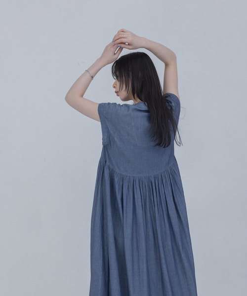 Eimee Law（エイミーロウ） ワンピース シアーデニム ピンタック