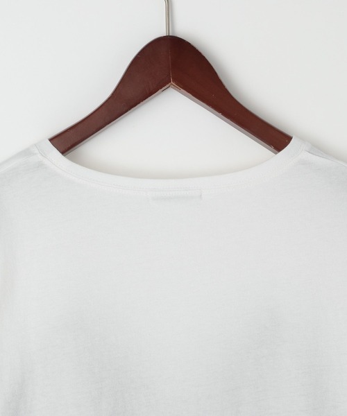 tシャツ トリムレースドッキングTシャツ レディースの画像
