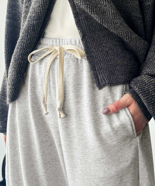 「GeeRA」 スウェットパンツ MEDIUM 杢グレー レディース_画像5