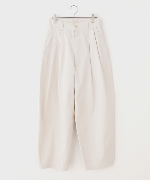 ワイドパンツ チノパン Barrel Chinos パンツ レディースの画像