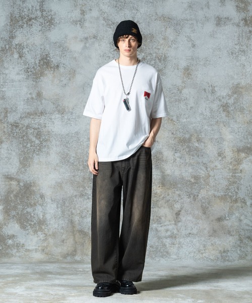 「glamb」 半袖Tシャツ M ブラック メンズ_画像4