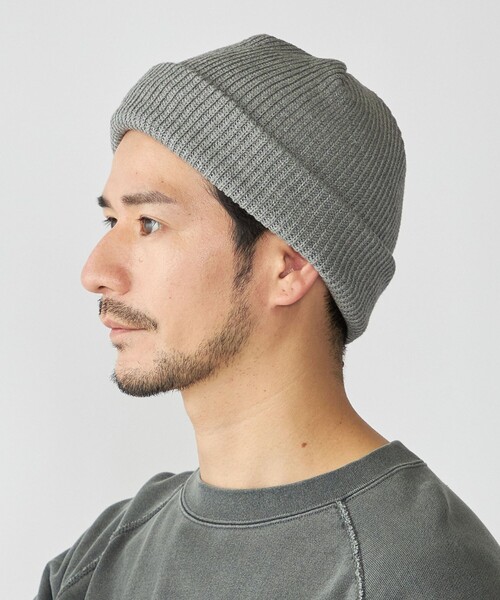 「SHIPS」 ニットキャップ SMALL チャコールグレー メンズ_画像6