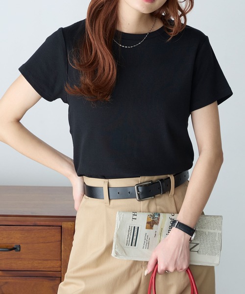 「BONLECILL」 半袖Tシャツ M ホワイト レディース_画像5