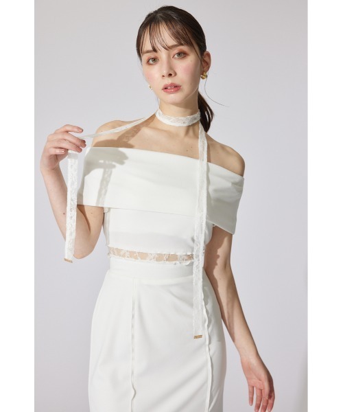 「rienda」 ノースリーブワンピース MEDIUM ブルー レディース_画像5