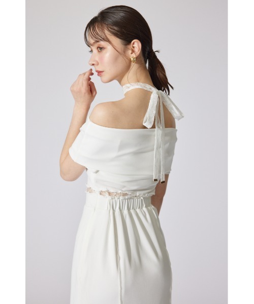 「rienda」 ノースリーブワンピース MEDIUM ブルー レディース_画像7
