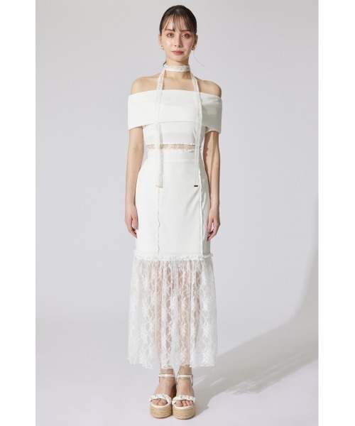 「rienda」 ノースリーブワンピース MEDIUM ブルー レディース_画像9
