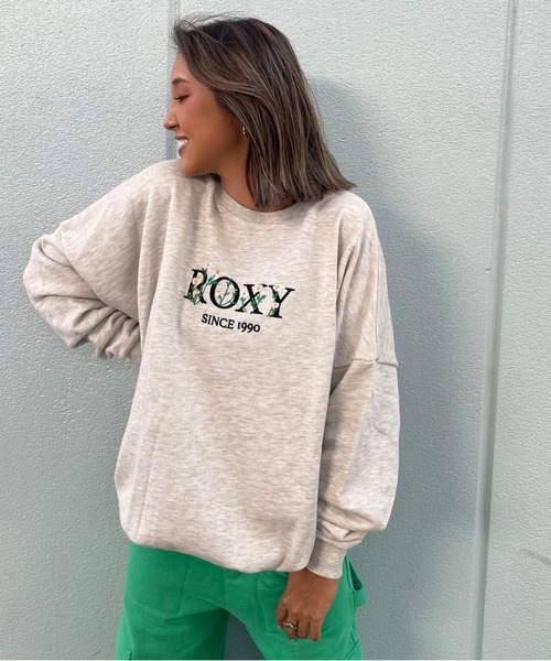 「ROXY」 スウェットカットソー FREE ホワイト レディース_画像7